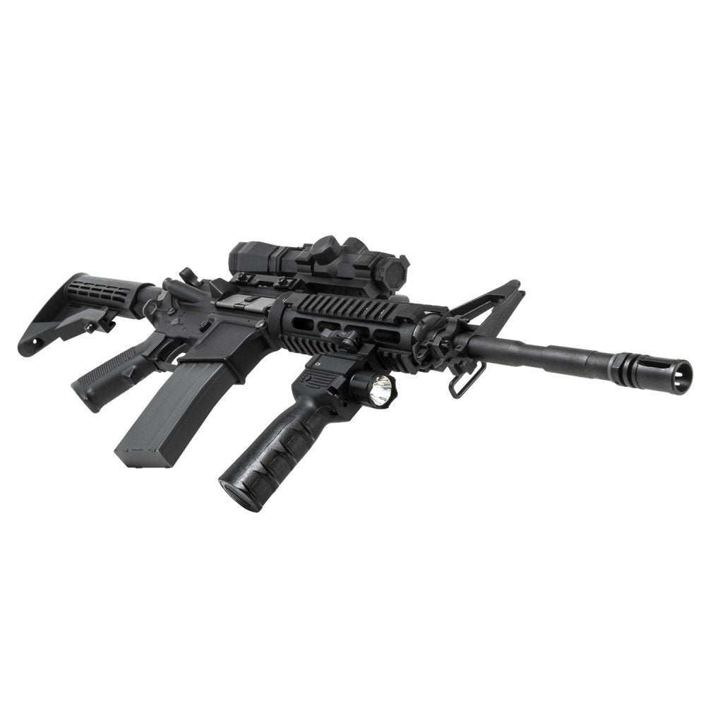 NcSTAR - Vertical Grip with Strobe Flashlight & Green Laser