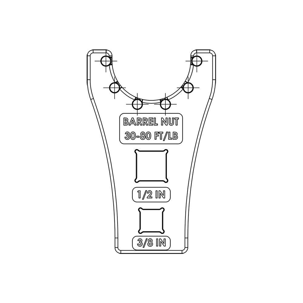 NcSTAR - AR15 Crows Foot Barrel Tool