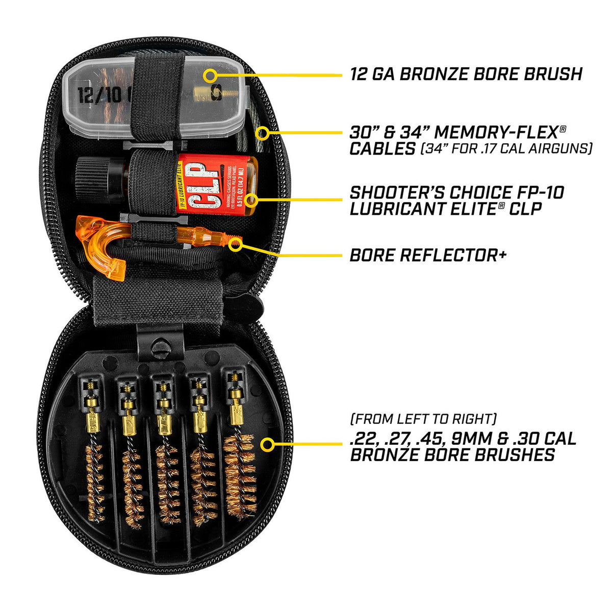 Otis Technology - Tactical Cleaning Kit for Universal Firearm Care