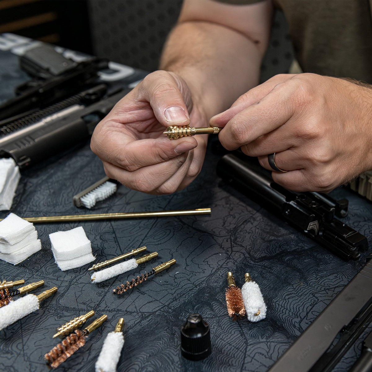 Otis Technology - Multi-Caliber Pistol Cleaning Kit with Brass Rods
