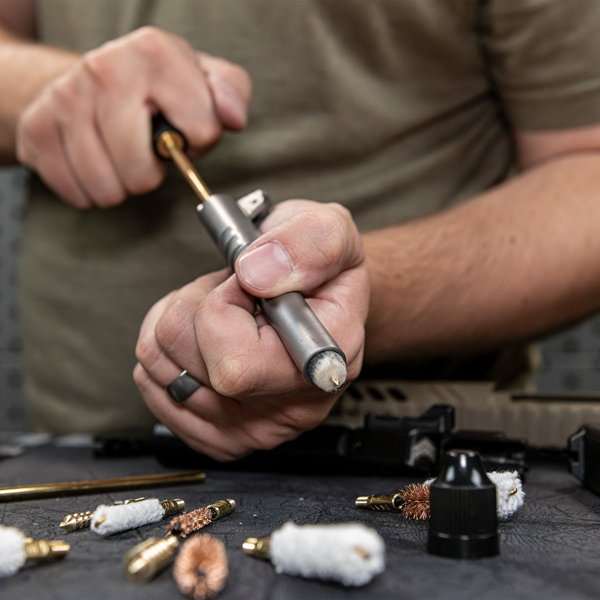 Otis Technology - Multi-Caliber Pistol Cleaning Kit with Brass Rods
