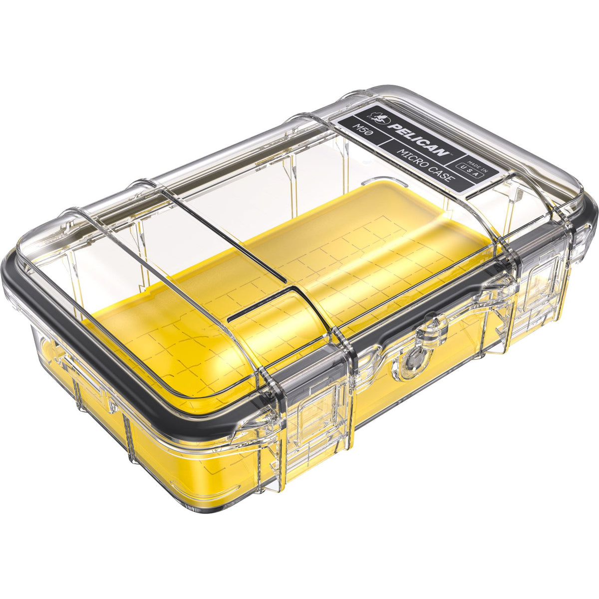 Pelican - M50 Micro Case - Yellow/Clear