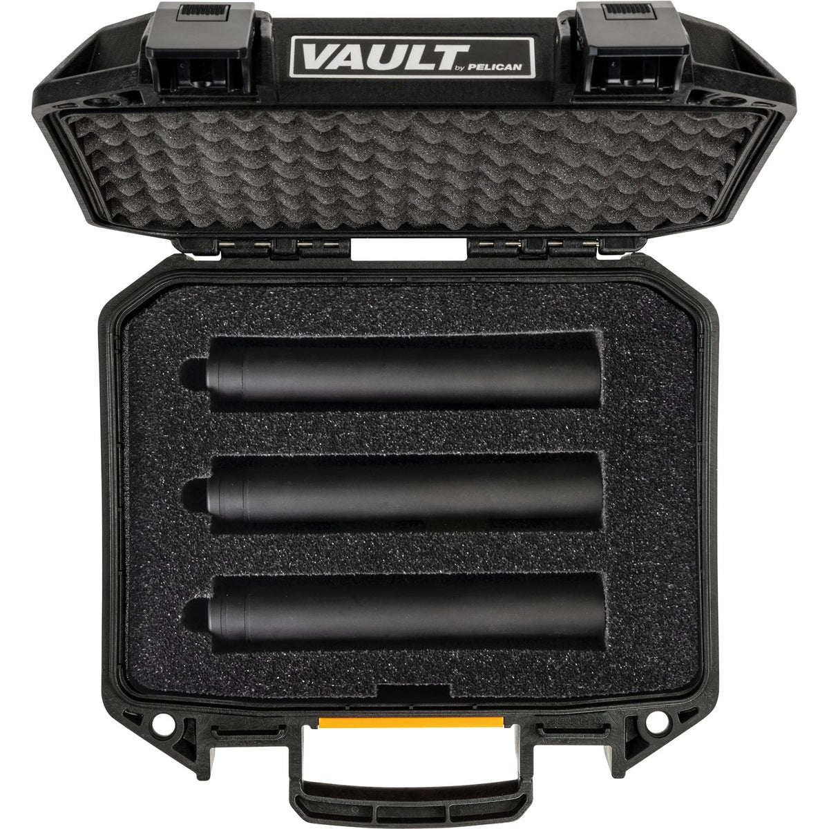 Pelican - V100PF3 Vault Suppressor Case - Black, 3 Suppressor — view 3