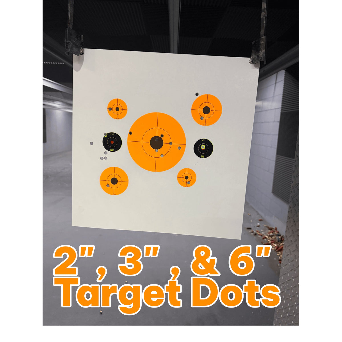 Pro-Shot Products - Orange Peel & Stick Assorted Target Dots