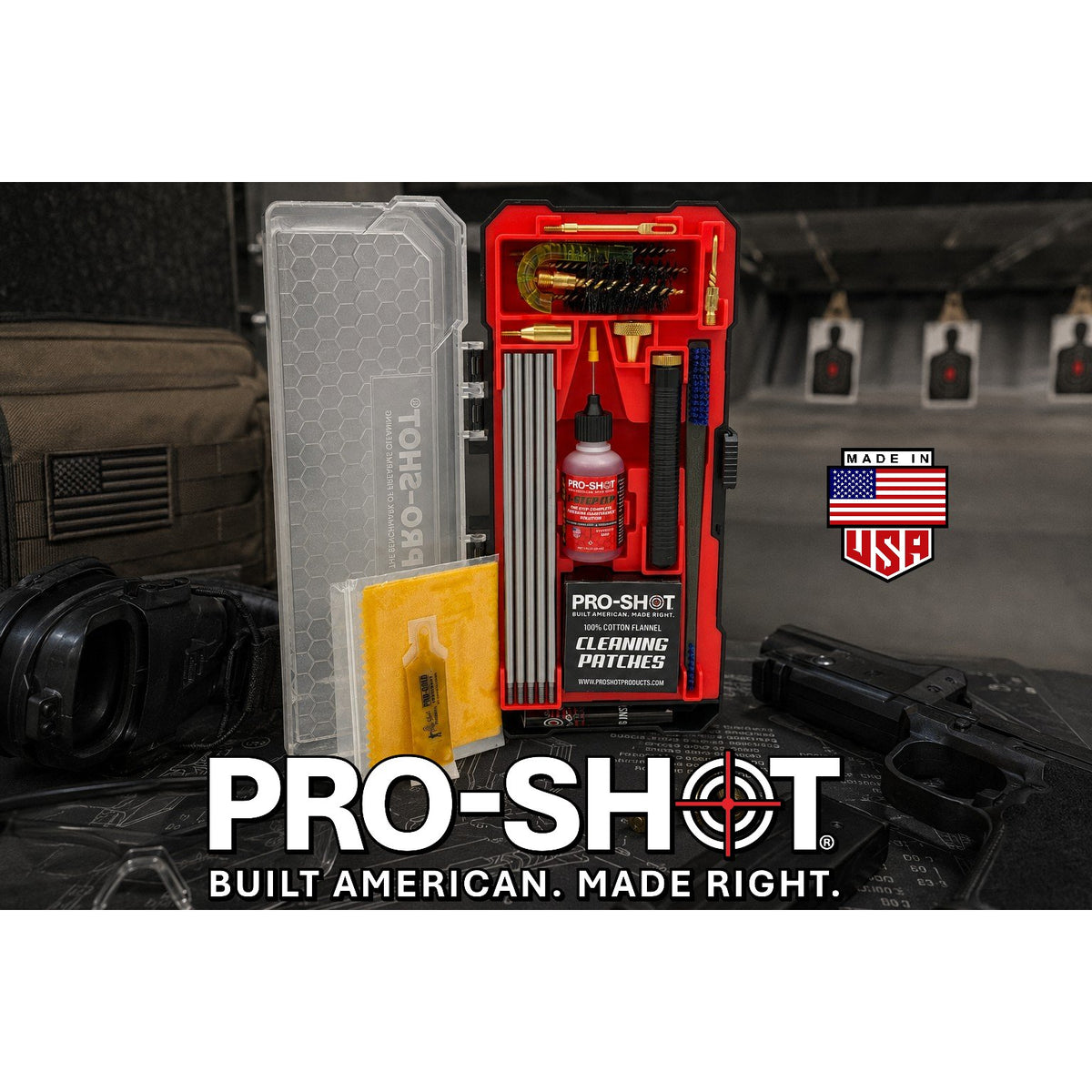 Pro-Shot Products - Universal .22 Cal to 12 GA Cleaning Kit