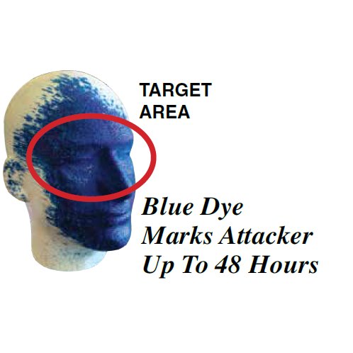 PS Products - Blue Heat Pepper Spray with Hard Case & Key Ring