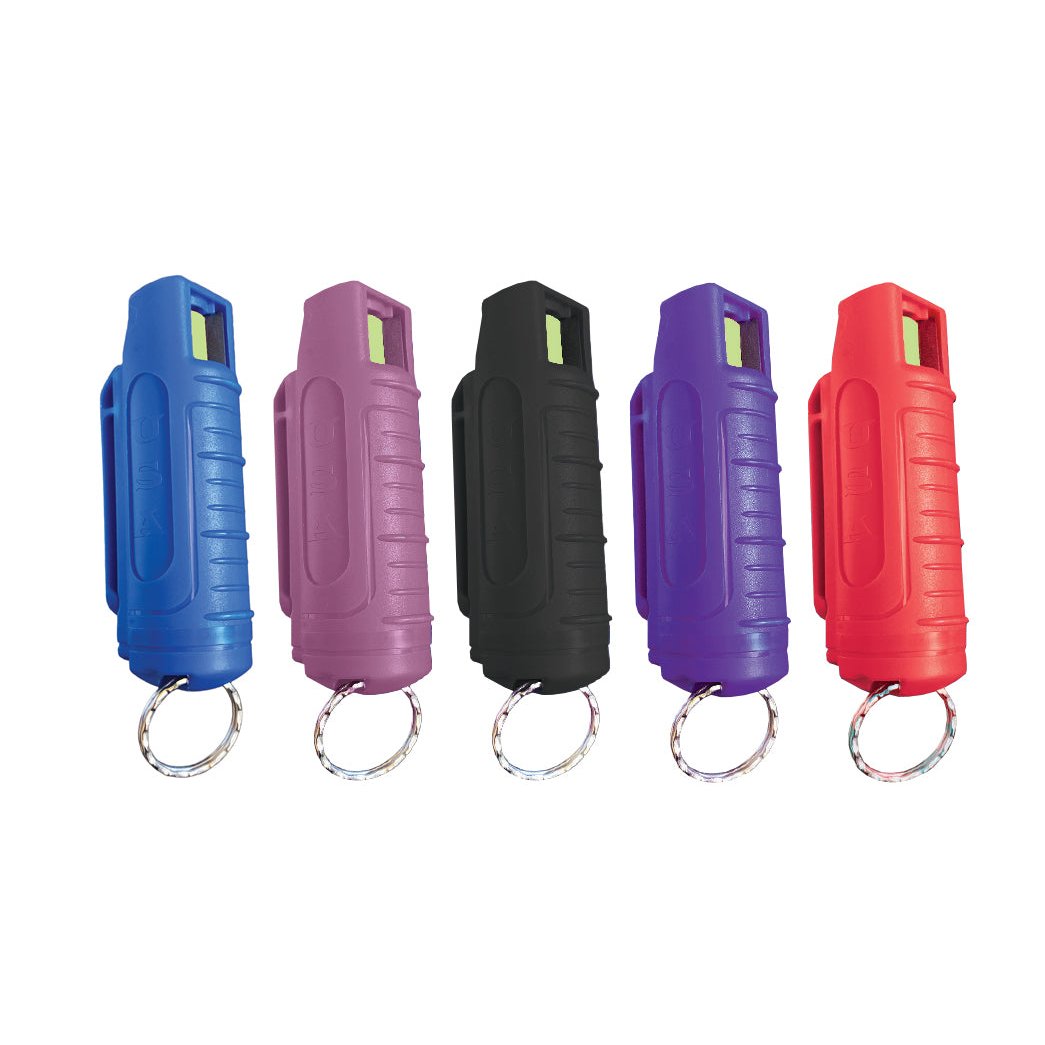 PS Products - Blue Heat Pepper Spray with Hard Case & Key Ring