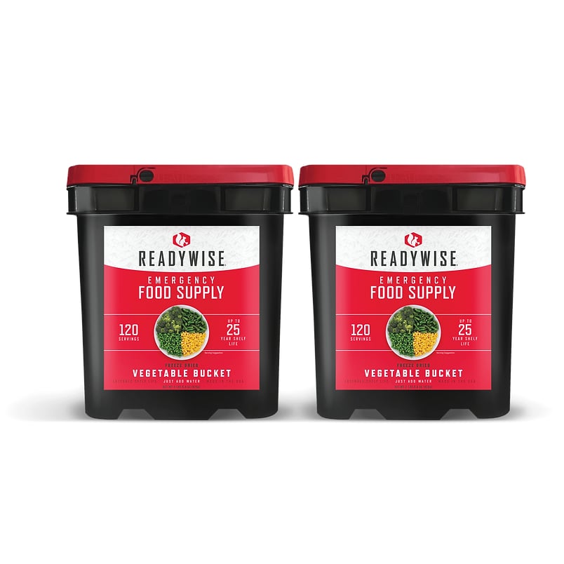 ReadyWise - 240 Serving Freeze Dried Vegetable Bundle