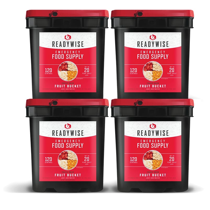 ReadyWise - 480 Serving Freeze Dried Fruit Bundle