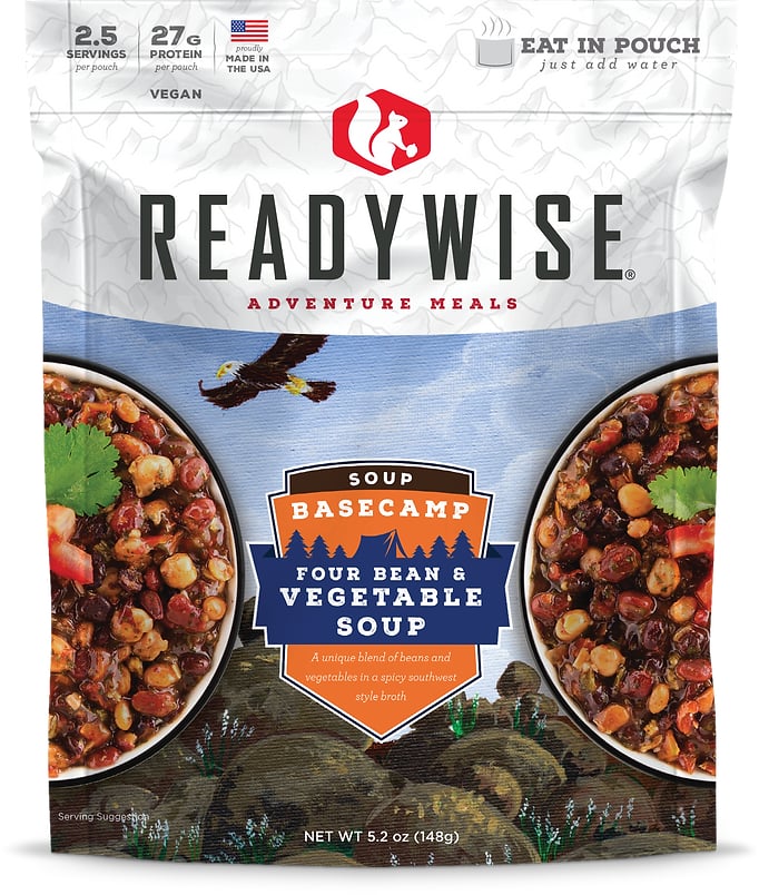 ReadyWise - 6 CT Case Basecamp Four Bean & Vegetable Soup