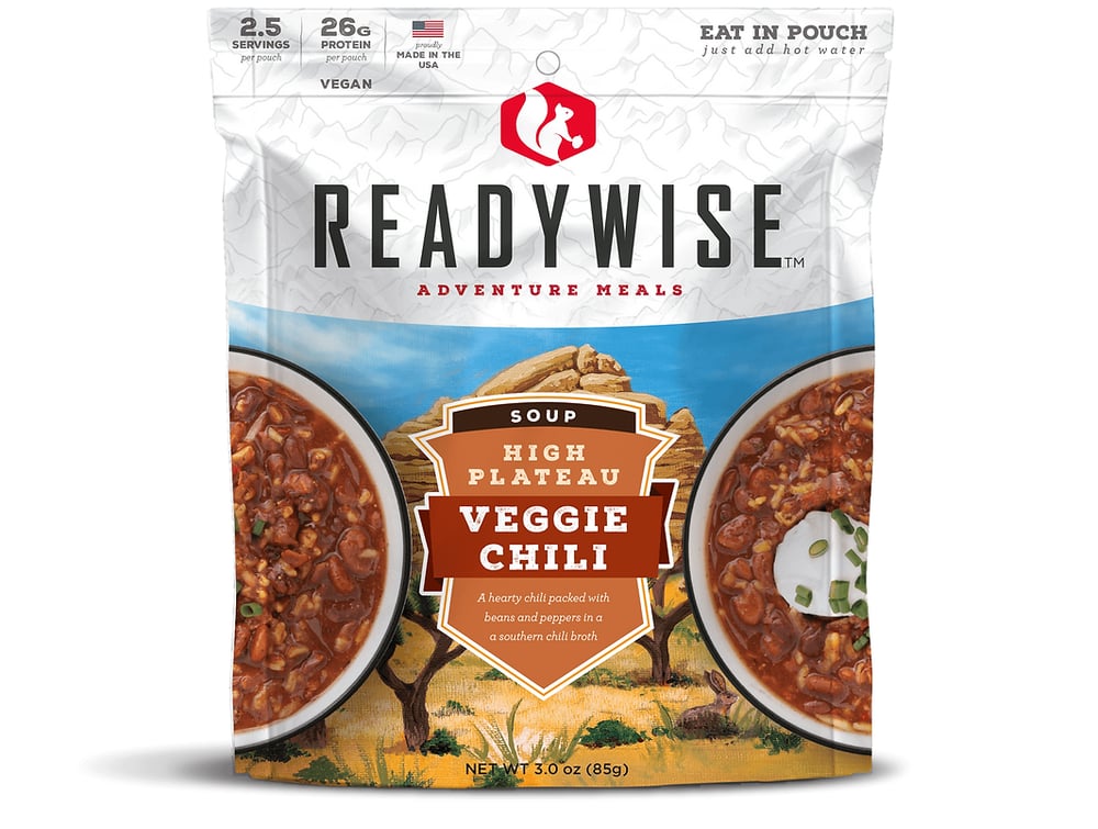 ReadyWise - 6 CT Case High Plateau Veggie Chili Soup