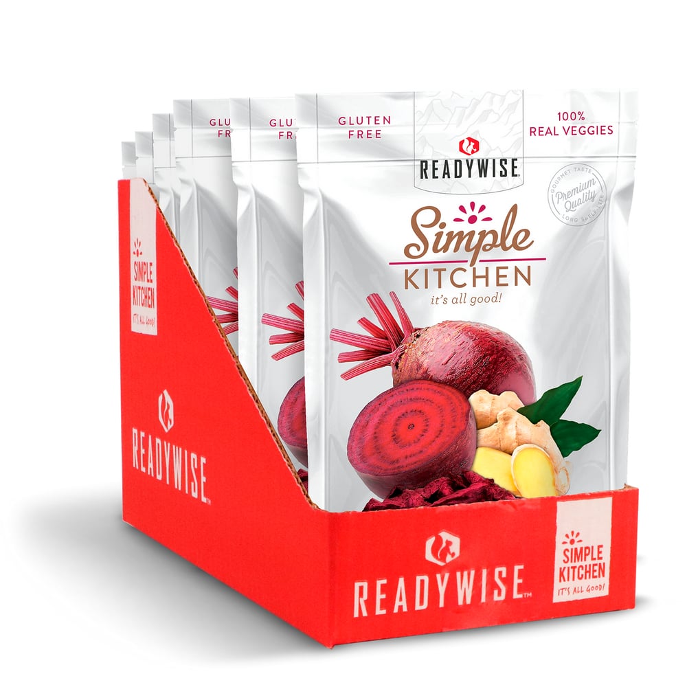 ReadyWise - 6 CT Case Simple Kitchen Ginger Beets
