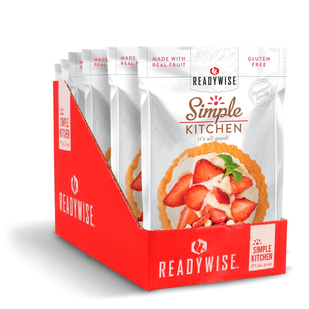 ReadyWise - 6 CT Case Simple Kitchen Strawberry Yogurt Tart