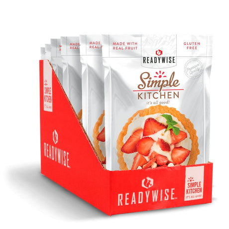 ReadyWise - 6 CT Case Simple Kitchen Strawberry Yogurt Tart