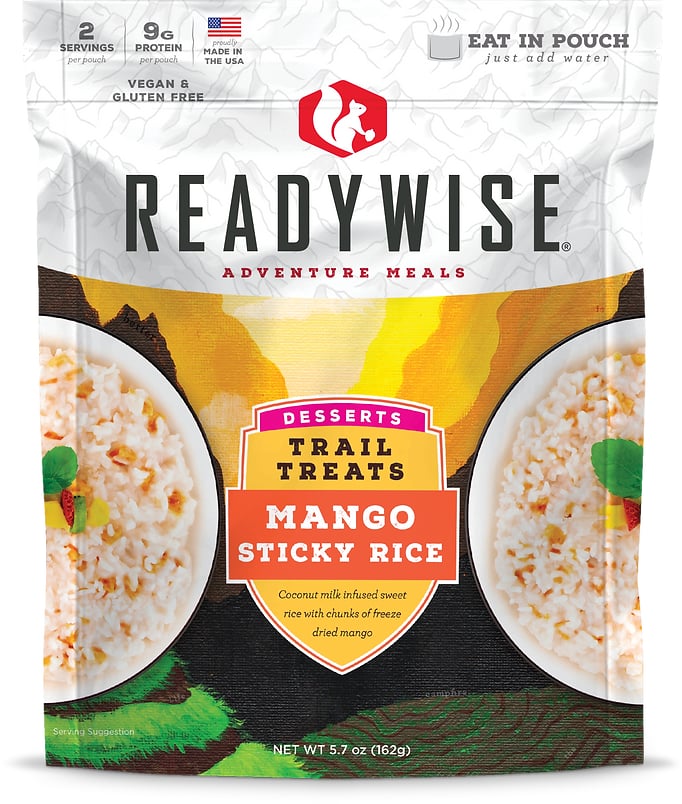 ReadyWise - 6 CT Case Trail Treats Mango Sticky Rice