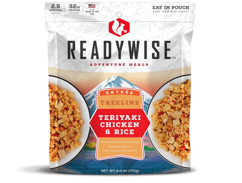 ReadyWise - 6 CT Case Treelline Teriyaki Chicken & Rice