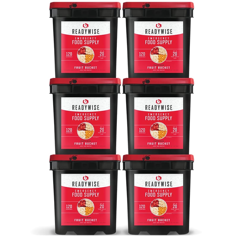 ReadyWise - 720 Serving Freeze Dried Fruit Bundle