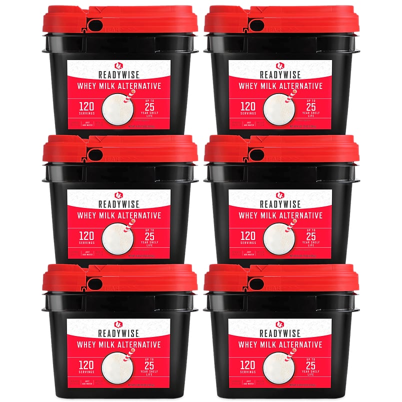 ReadyWise - 720 Servings Emergency Whey Milk Alternative Bundle