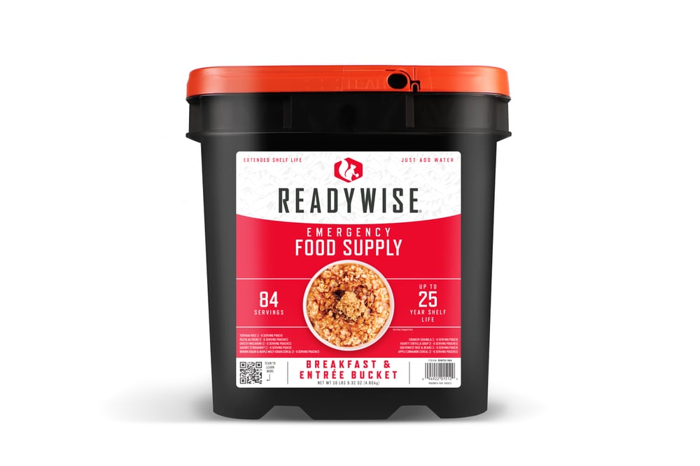 ReadyWise - 84 Serving Gluten Free Grab and Go Bucket