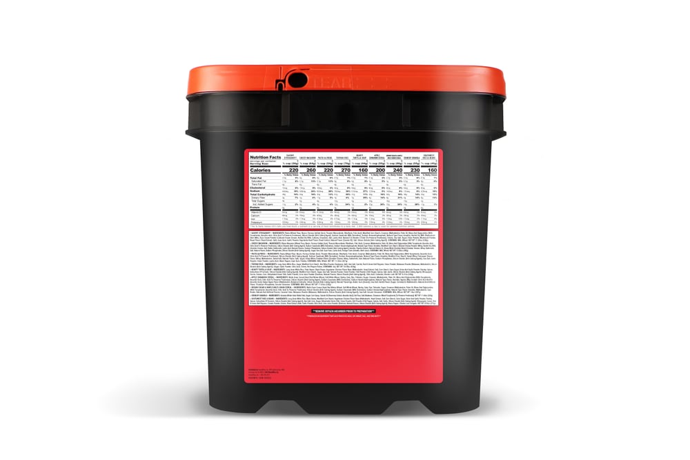 ReadyWise - 84 Serving Gluten Free Grab and Go Bucket