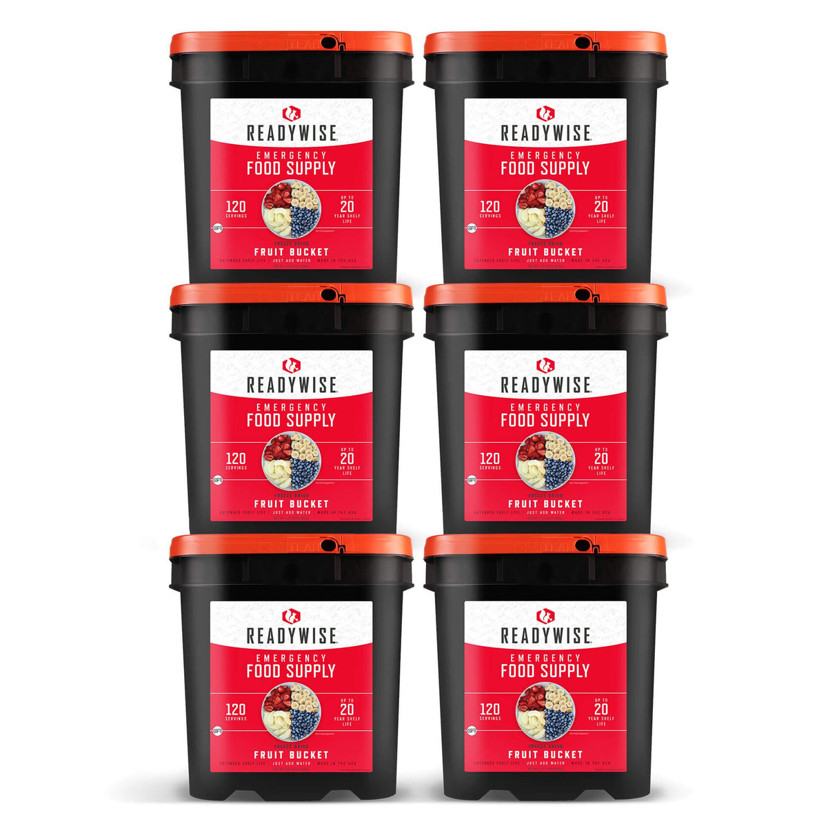 ReadyWise - 720 Serving Freeze Dried Fruit Bundle