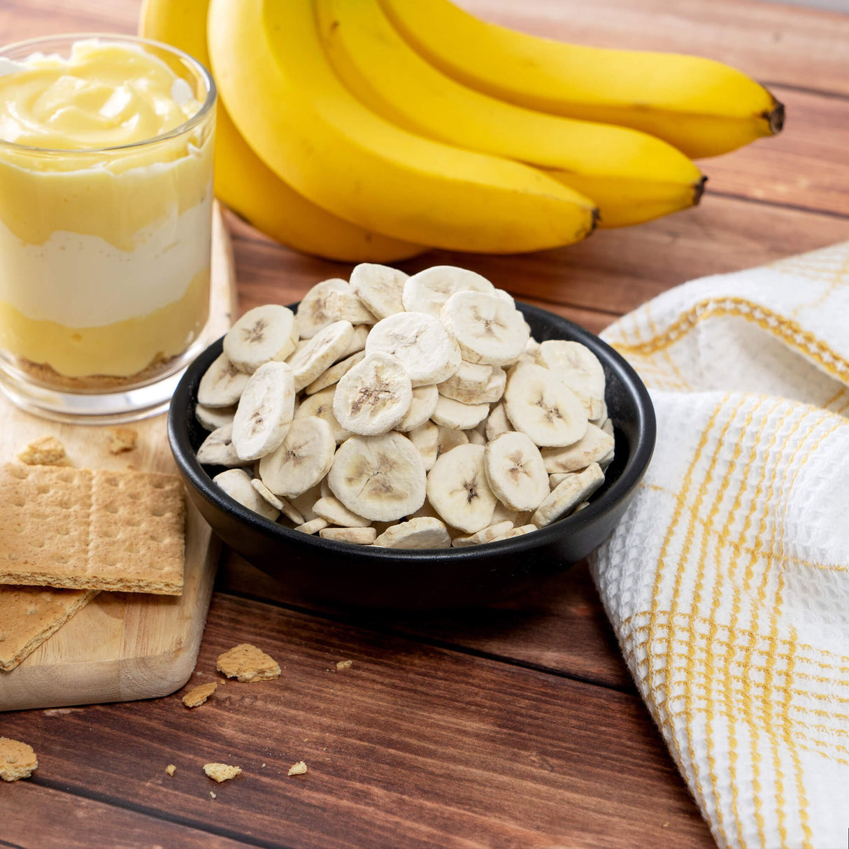 ReadyWise - Simple Kitchen Freeze-Dried Bananas - 6 Pouches