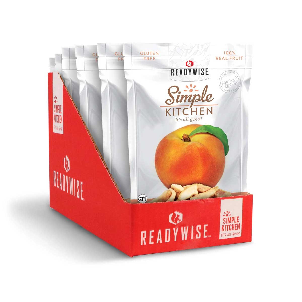 ReadyWise - 6 CT Case Simple Kitchen Freeze-Dried Peaches