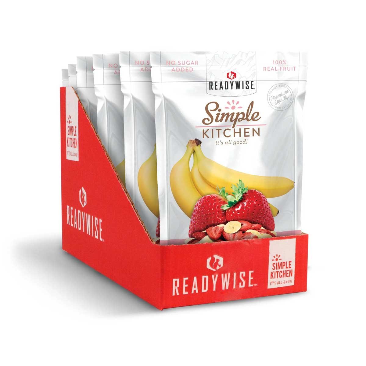 ReadyWise - 6 CT Case Simple Kitchen Strawberries & Bananas