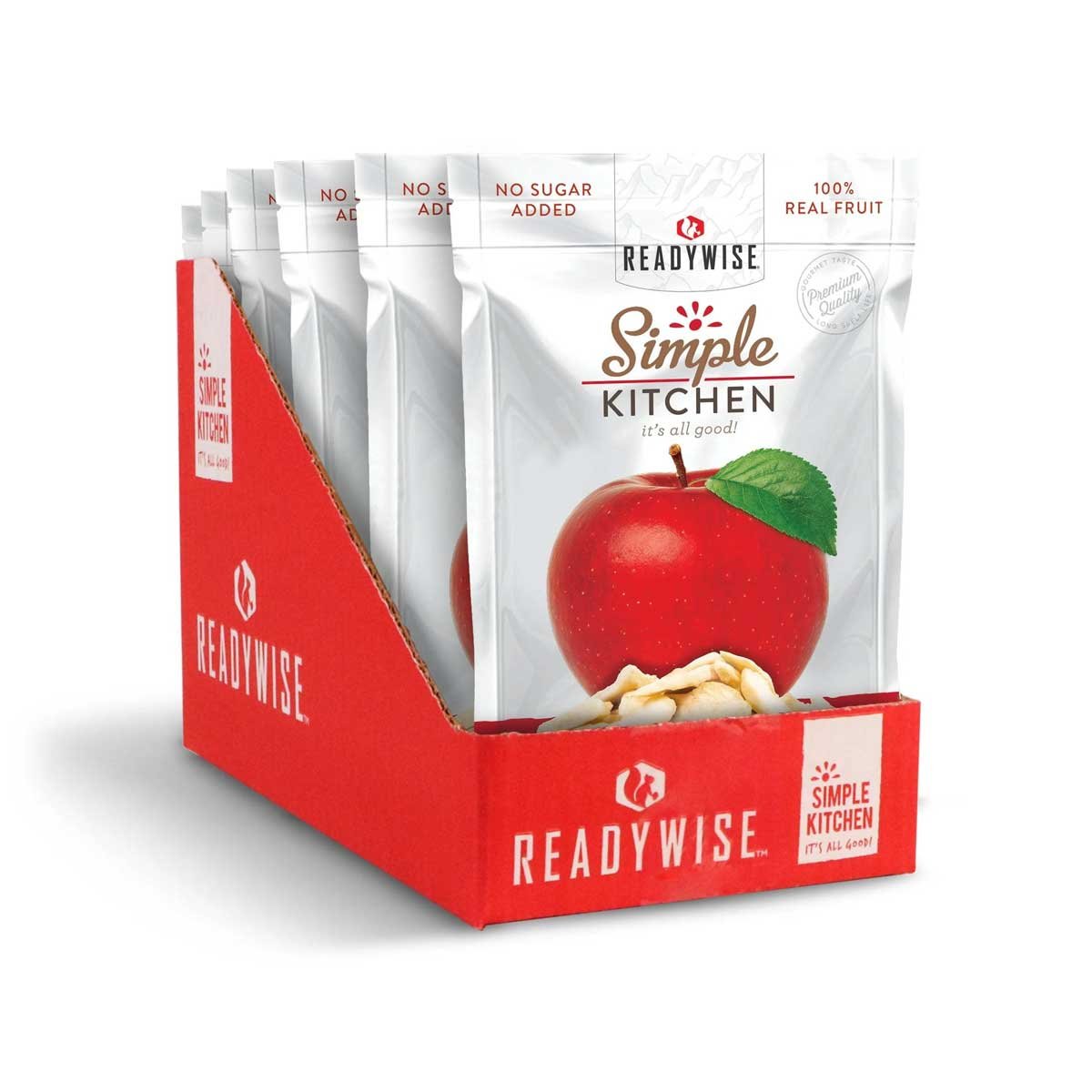 ReadyWise - Simple Kitchen Freeze-Dried Sweet Apples - 6 Pouches
