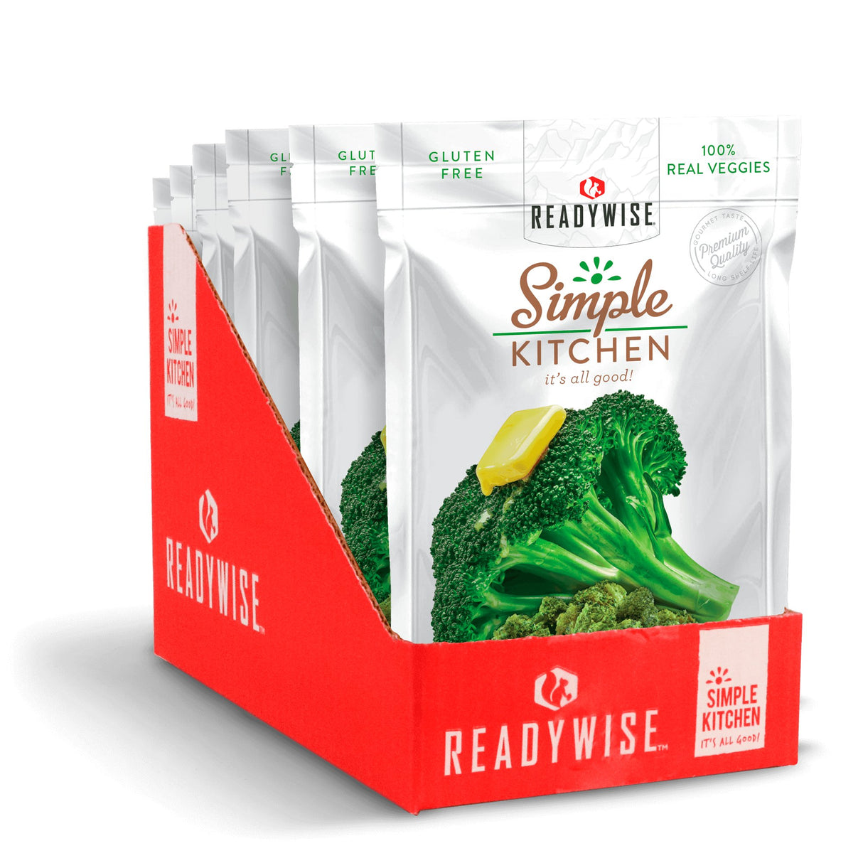 ReadyWise - Freeze-Dried Buttered Broccoli, #10 Can