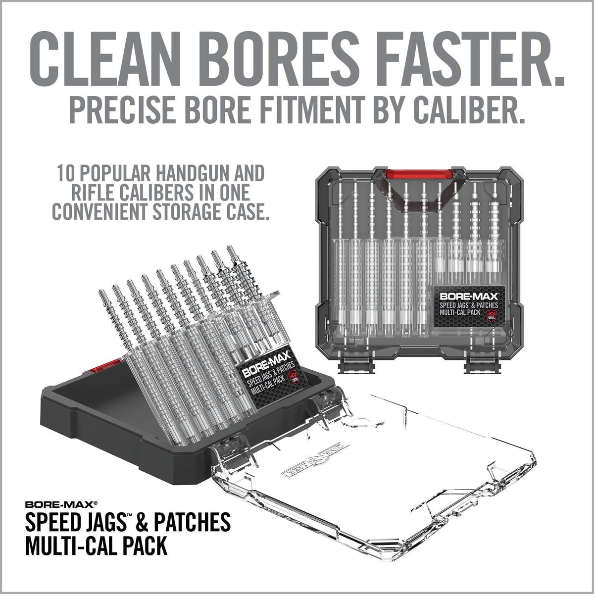 Real Avid - Bore-Max Speed Jags & Patches Multi-Cal Pack