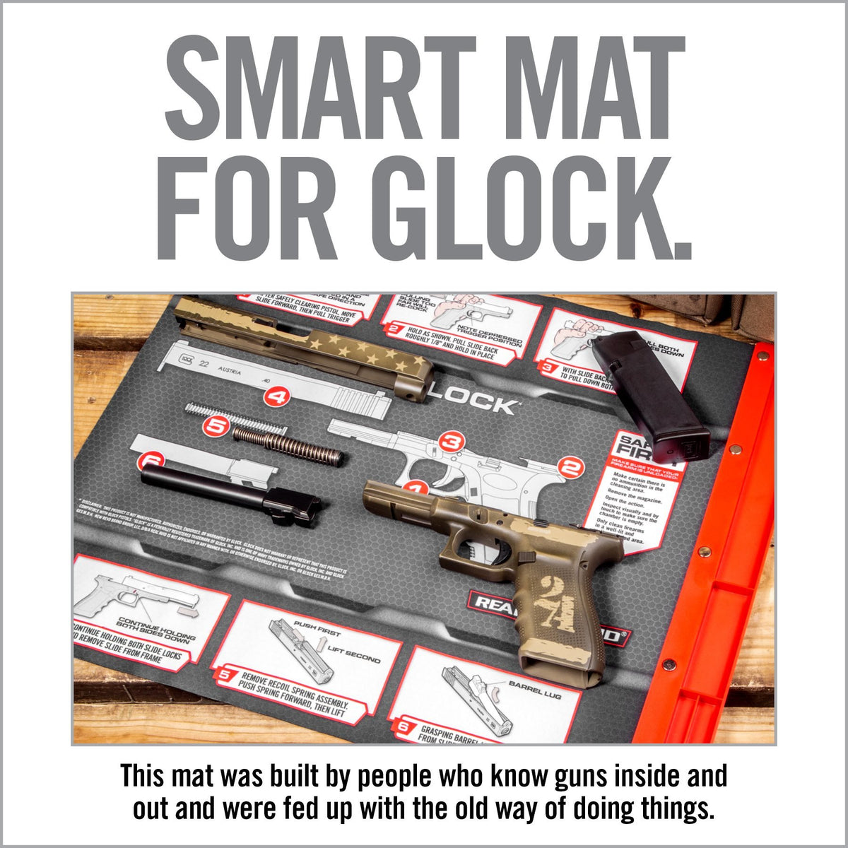 Real Avid - Smart Mat for Glock with Parts Tray