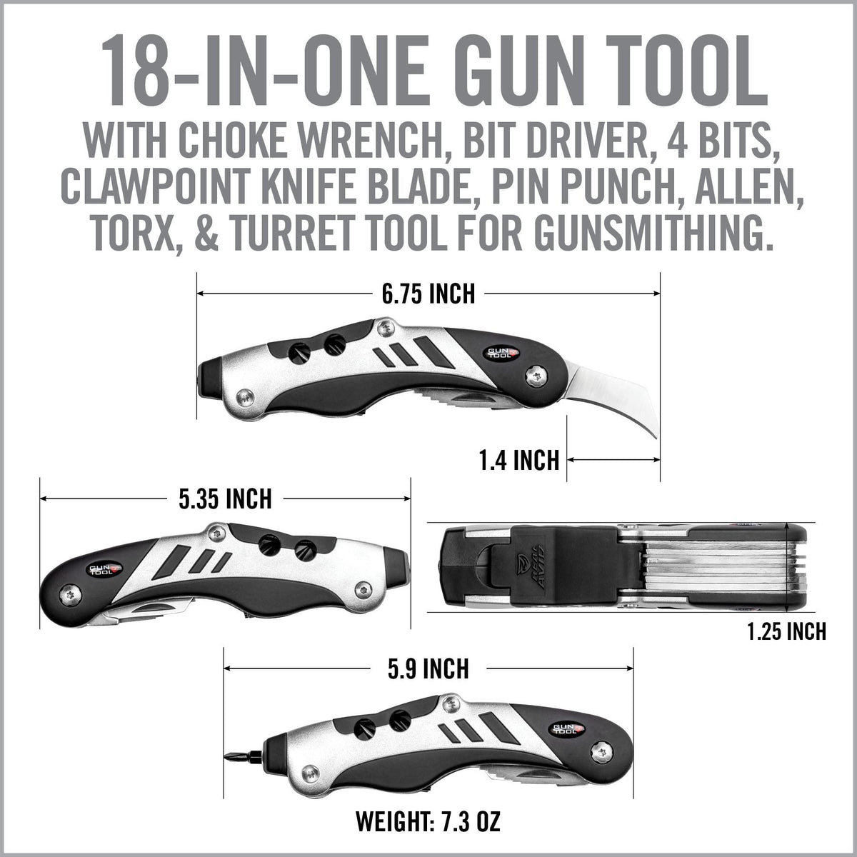 Real Avid - The Gun Tool Multi-Tool for Rifles & Shotguns