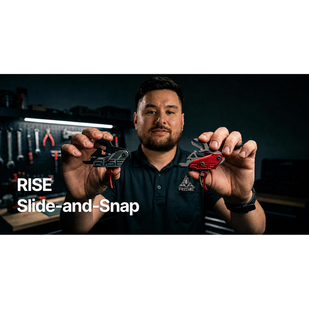 Rise Armament - Blitz G2 Slide-and-Snap AR Trigger - Curved, Black — view 2