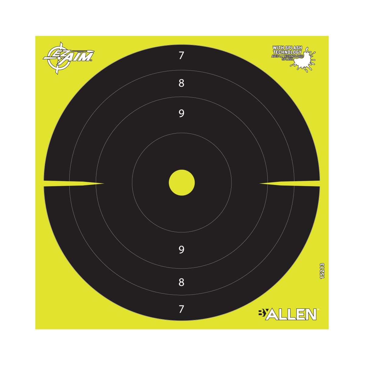 Allen Company - EZ AIM 8"x8" Bullseye Targets, 25 Pack