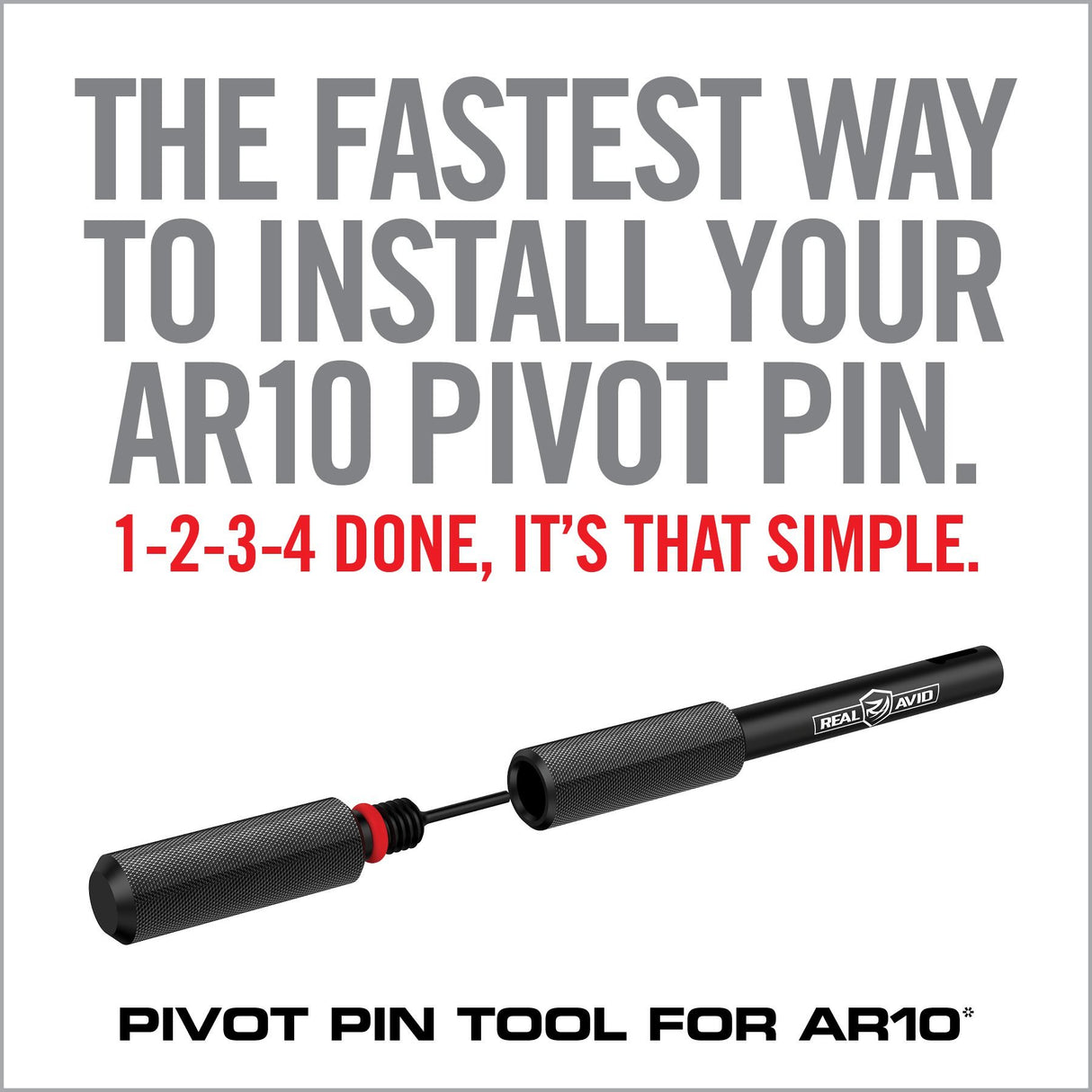 Real Avid - AR10 Pivot Pin Tool - Black
