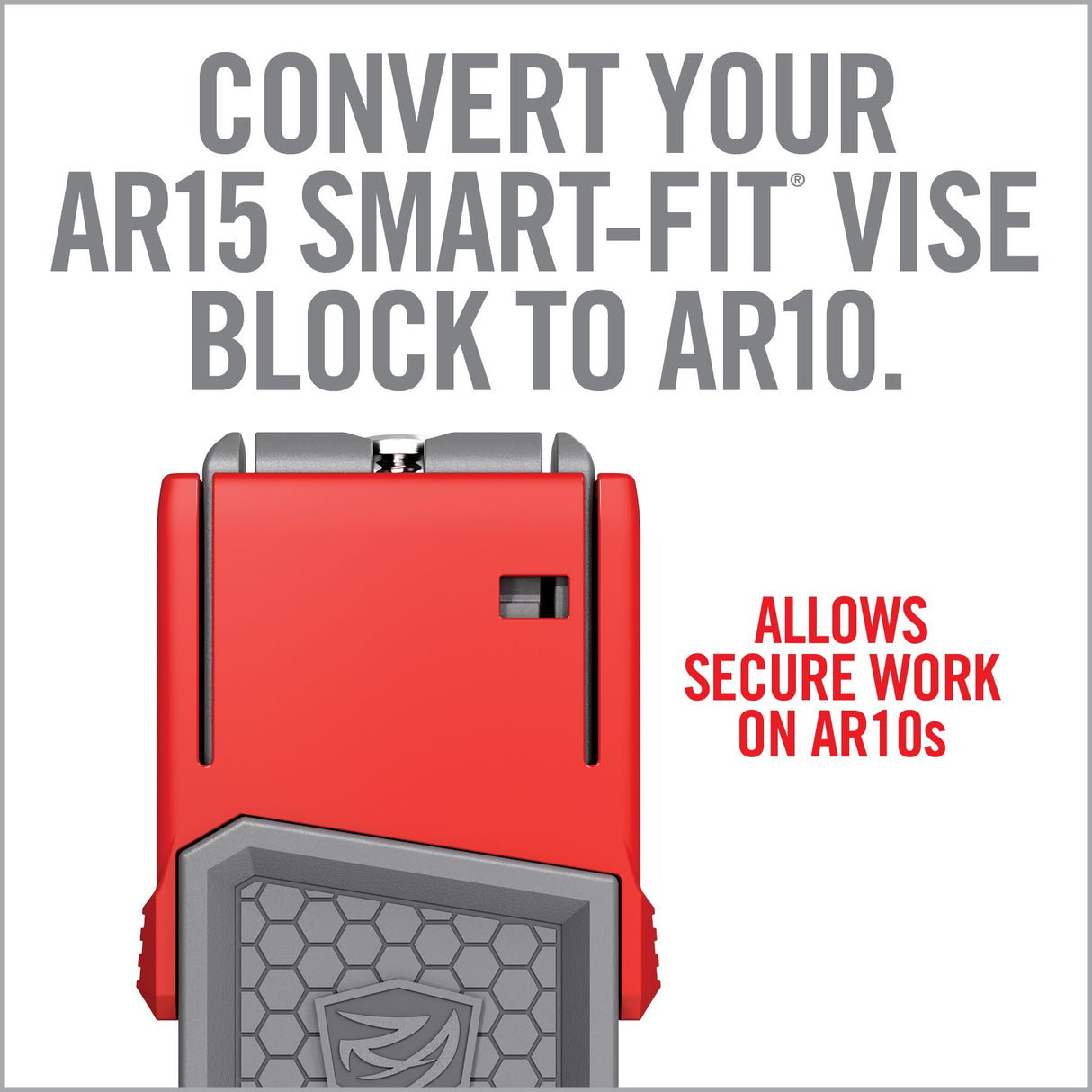 Real Avid - Smart Fit Vise Block Sleeve for AR10 - Red