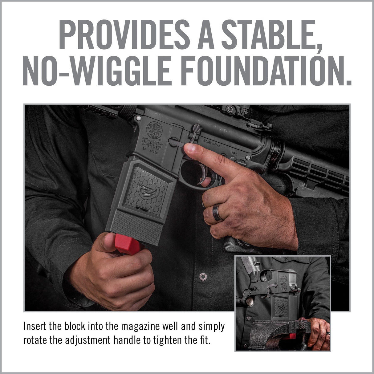 Real Avid - Smart Fit Vise Block Sleeve for AR10 - Red