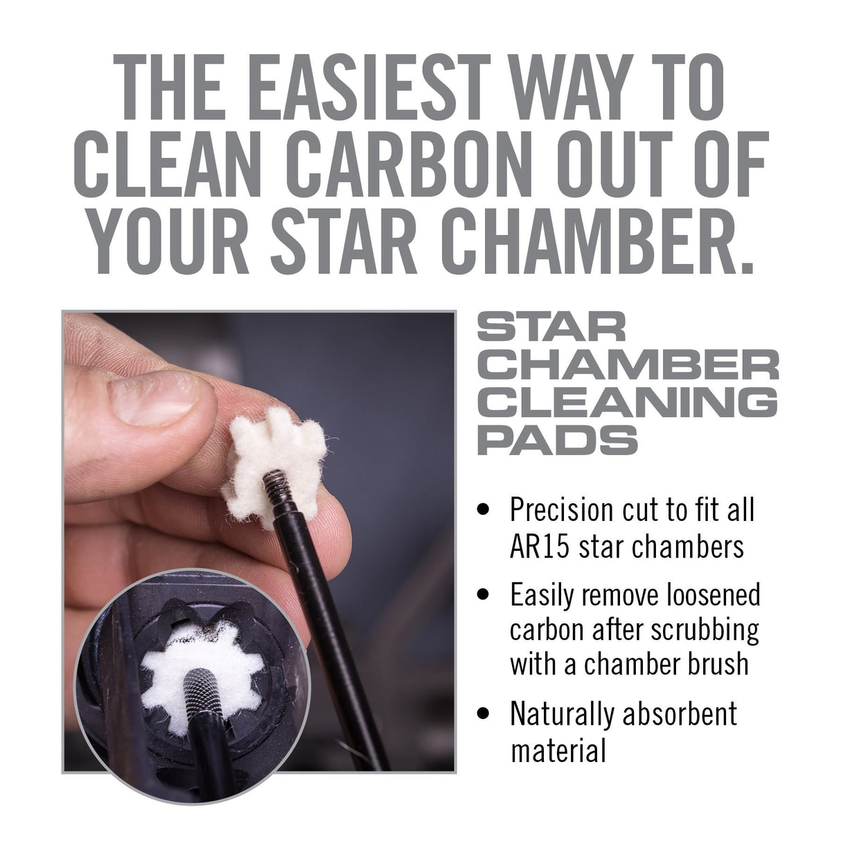 Real Avid - AR15 Star Chamber Cleaning Pads