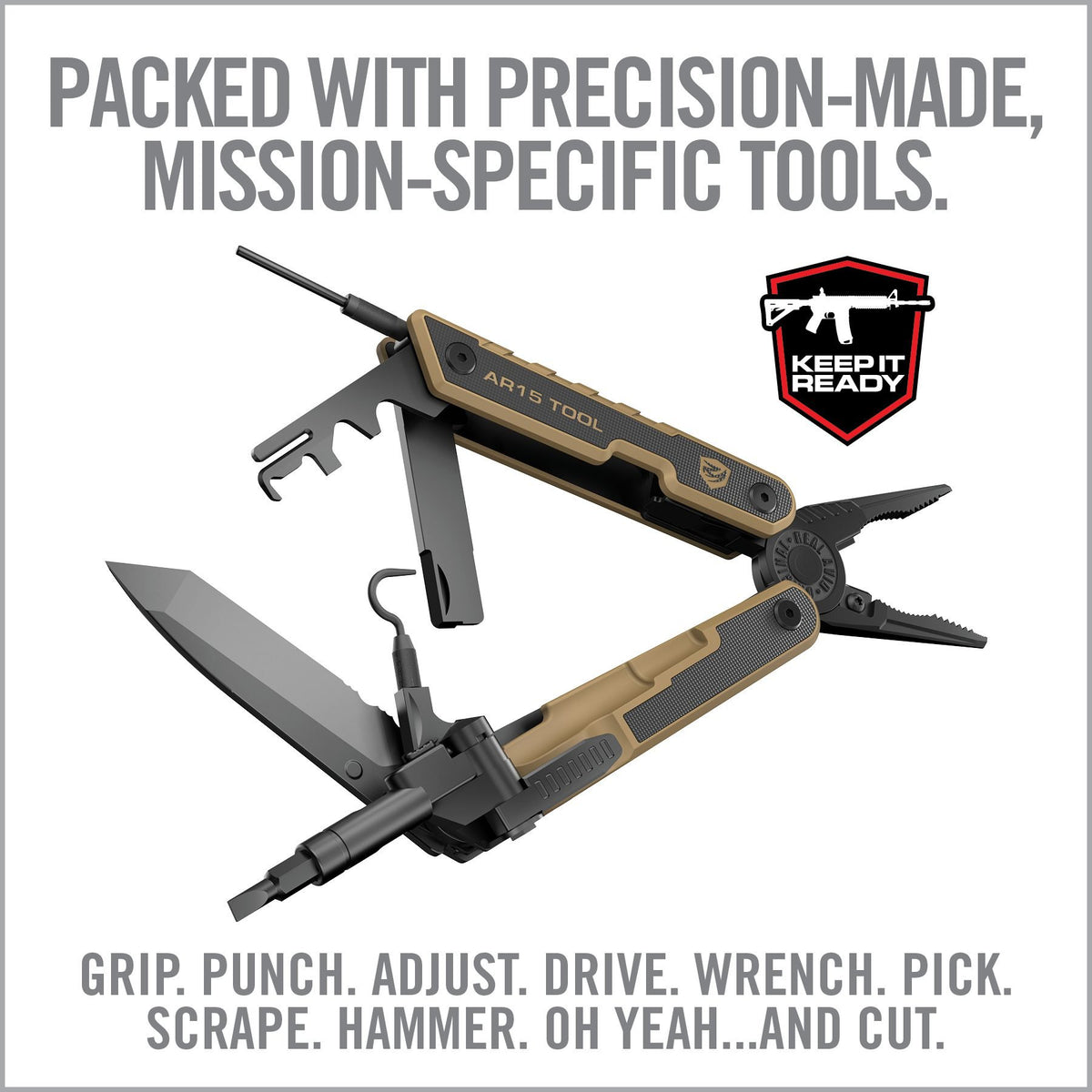 Real Avid - AR-15 Multi-Tool with Sheath