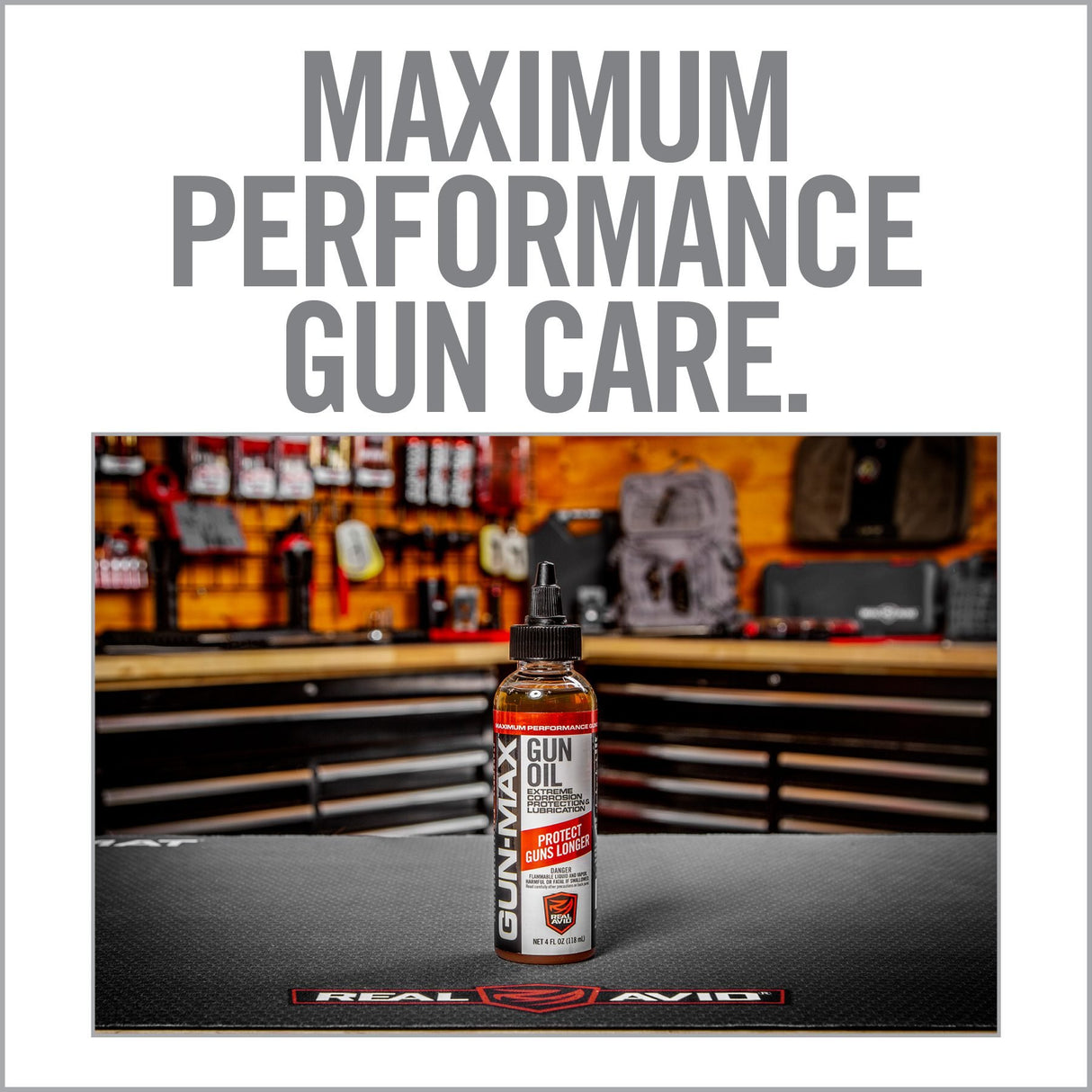 Real Avid - Gun Max Gun Oil 4oz Bottle