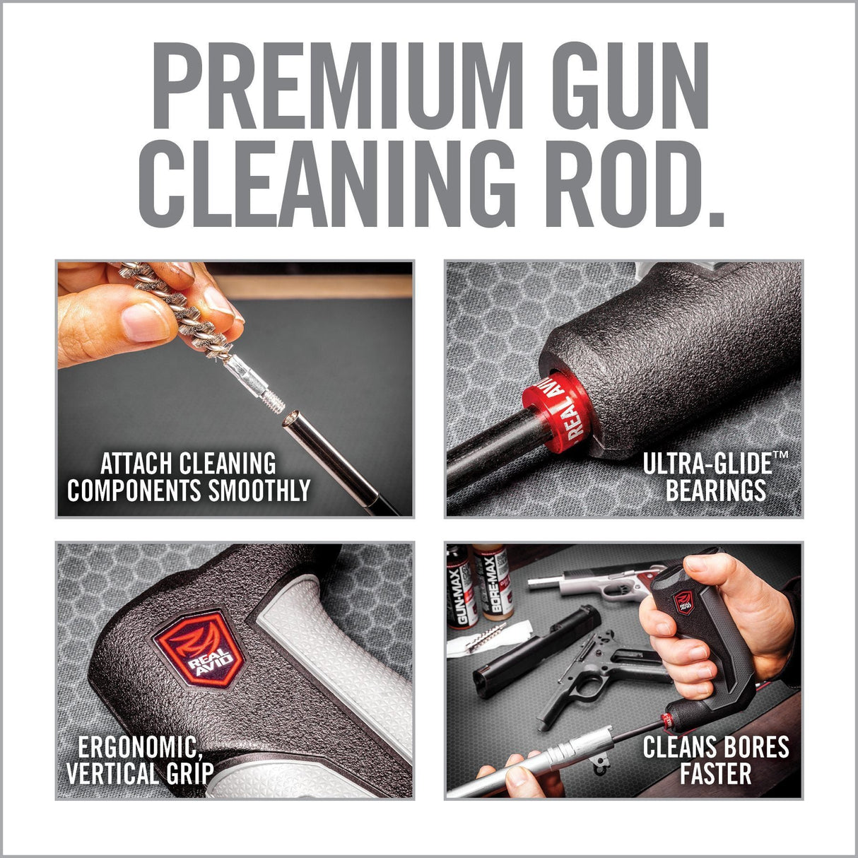 Real Avid - Bore-Max Smart Rod for Handguns