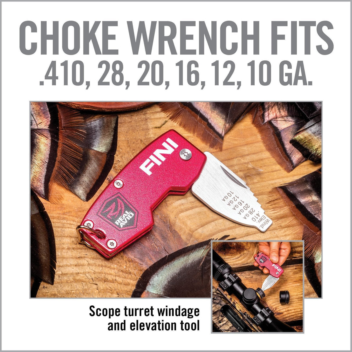 Real Avid - FINI Universal Choke Wrench for Shotguns