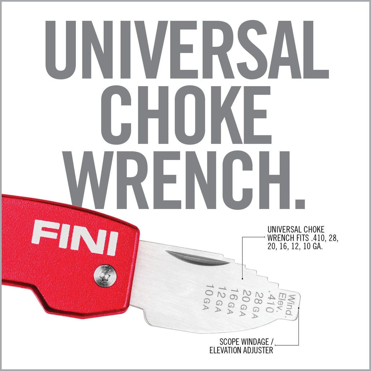 Real Avid - FINI Universal Choke Wrench for Shotguns