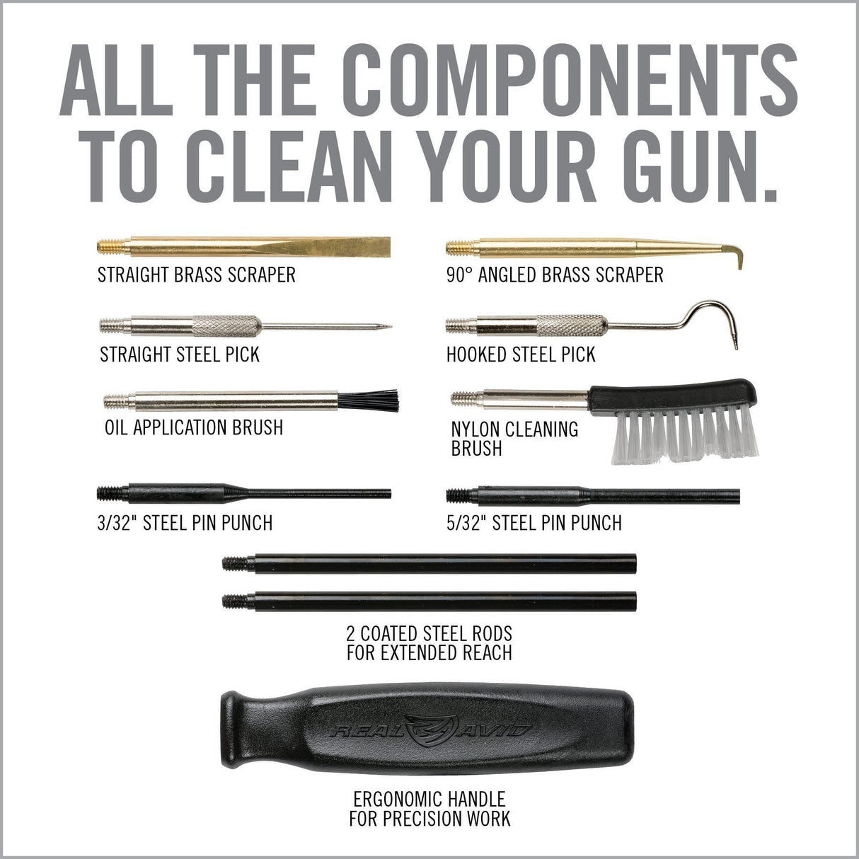 Real Avid - Gun Boss Pro Precision Cleaning Tools