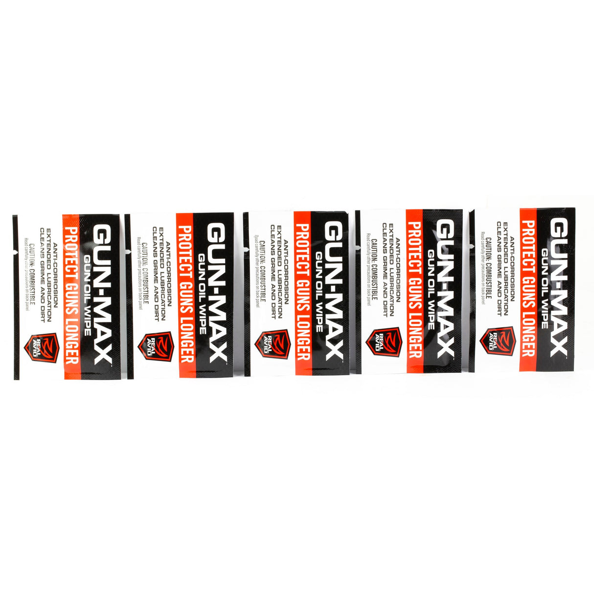 Real Avid - Gun-Max Oil Wipes 25-Pack