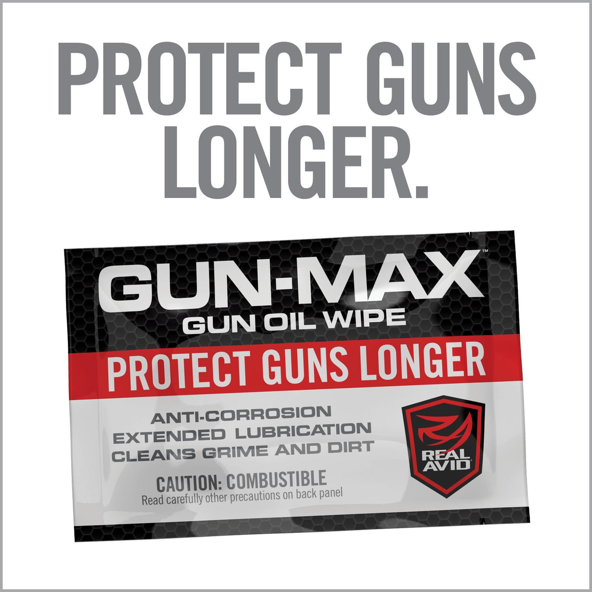 Real Avid - Gun-Max Oil Wipes 25-Pack