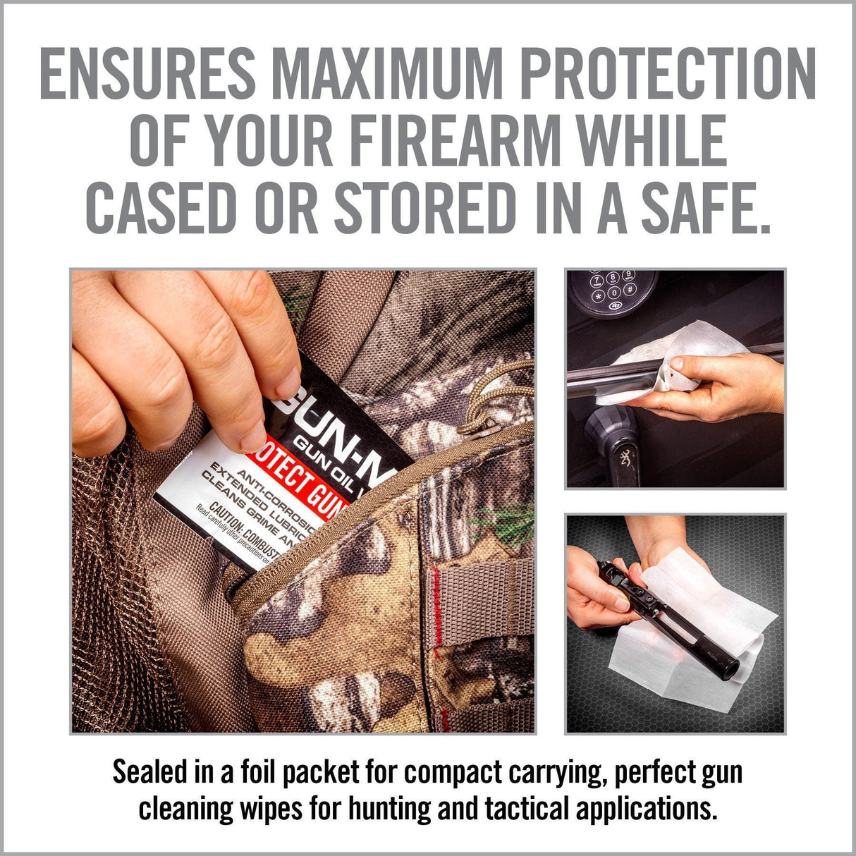 Real Avid - Gun-Max Oil Wipes 25-Pack