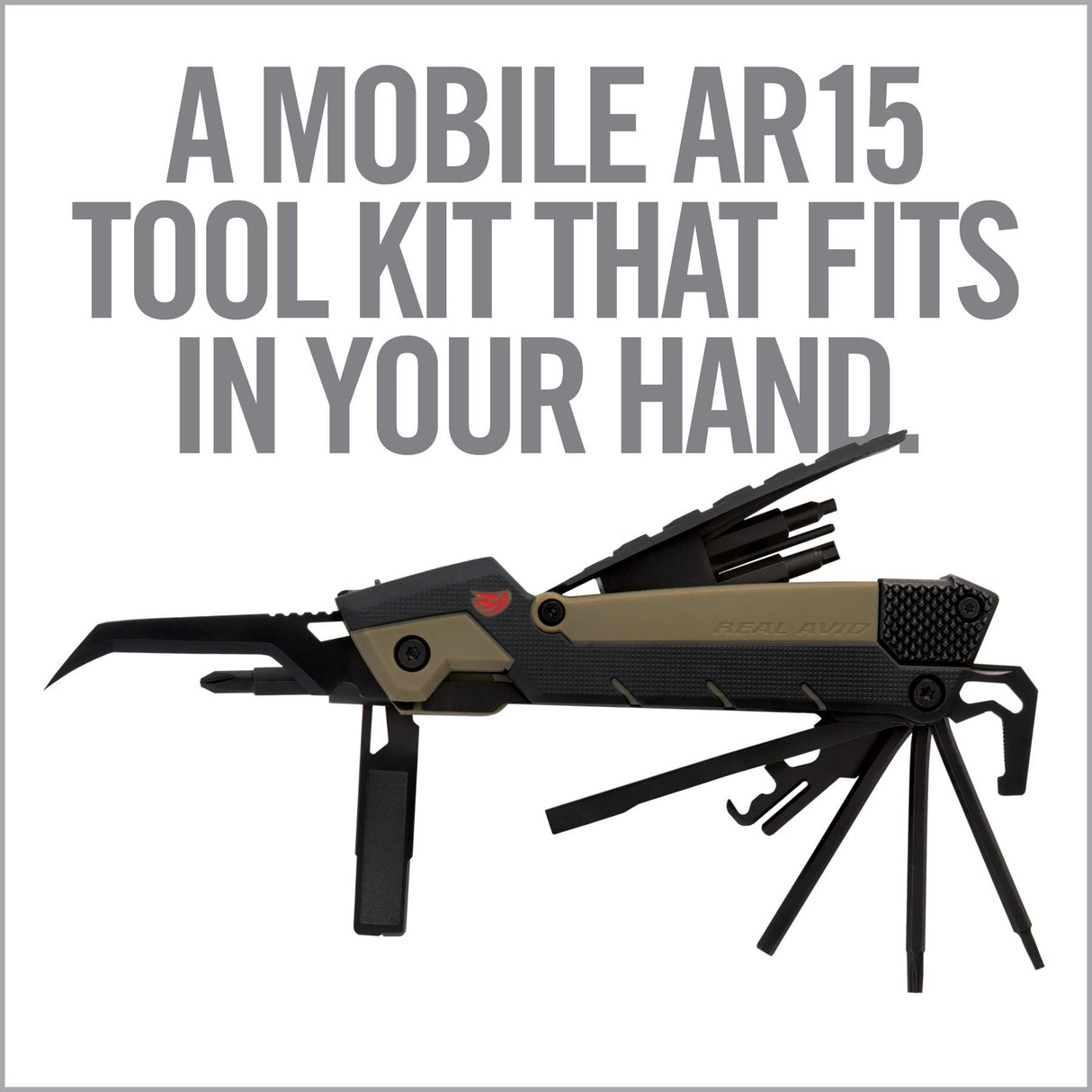 Real Avid - Gun Tool Pro AR15 Multi-Tool with Sheath