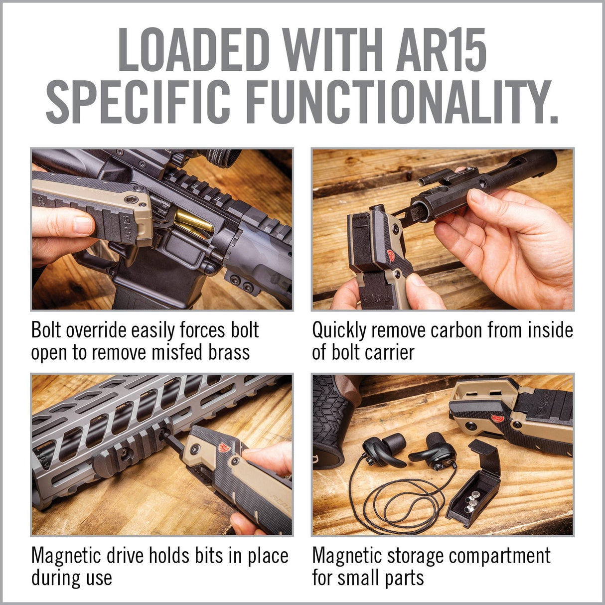 Real Avid - Gun Tool Pro AR15 Multi-Tool with Sheath